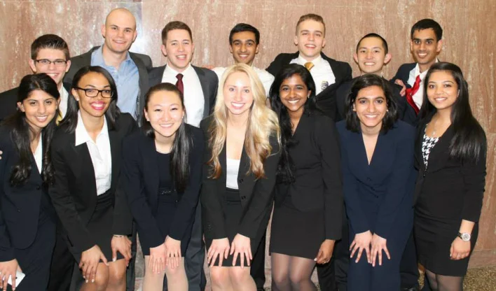 Both Team A and Team B went to the Open Round Championships hosted by the University of Virginia on the weekend of March 22-23, 2014. Together, the teams won a record-breaking number of personal awards with three Top Attorney Awards and three Top Witness Awards. President and senior Gregory Cui ended his collegiate mock trial career on a high note by winning both a Top Attorney and a Top Witness Award. In total, he won twelve personal awards throughout his time at Rutgers. Chirag Desai, Brandon Ferrick, and Ashley Daniel also received awards for their performances. 