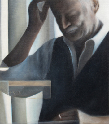 Portrait of Friedrich Meckseper #1. 2013, 49cm x 42cm oil on canvas
