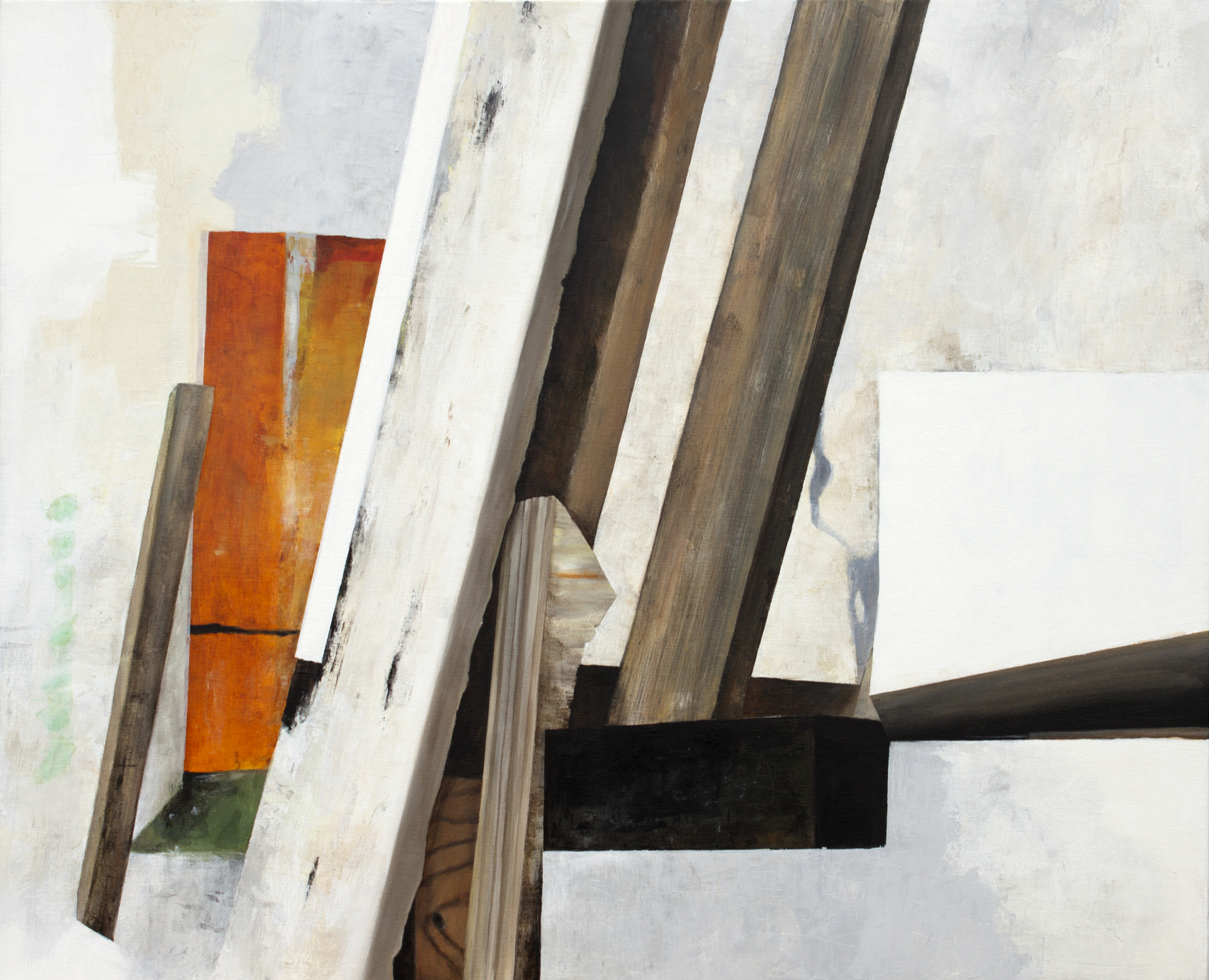 I Know Why the Caged Bird Sings (from Attila Richard Lukacs studio visit) 2014, Acrylic on canvas, 90cm x 110cm