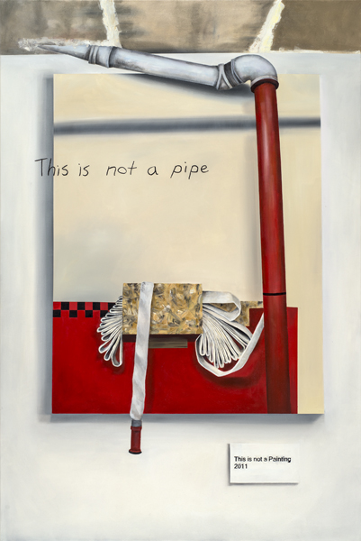This Is Not A Problem, 2012. Oil on canvas, 140cm x 90cm / 35.5" x 55"