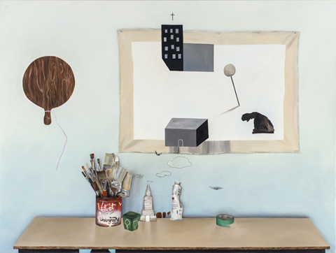 Paradis, 2012. (from Luc Paradis studio visit) Oil on canvas, 120 x 160cm / 63" x 47"
