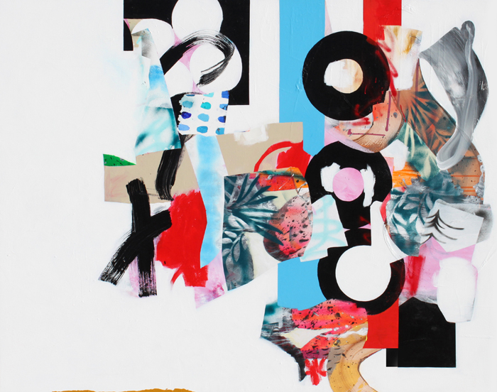 Dynamic Nationalism, 2015, Acrylic on canvas, 49" x 62"