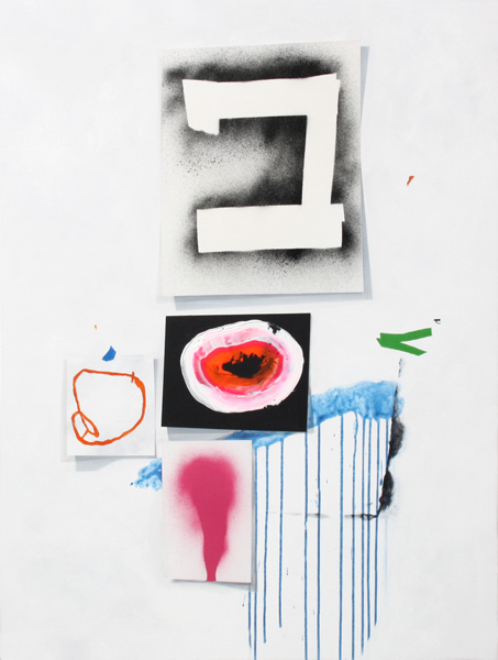 HEAR SOUND SEE COLOUR, Acrylic on canvas, 36 " x 47.5", 2011