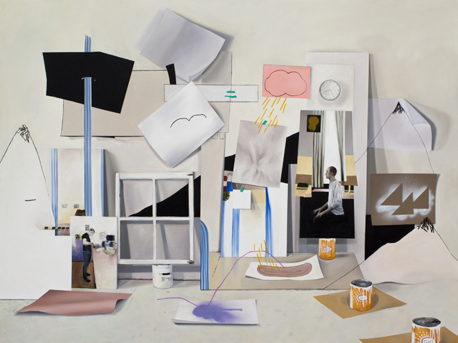 A Vocation by the Sea, 2011, Oil on canvas, 67.5 x 90"