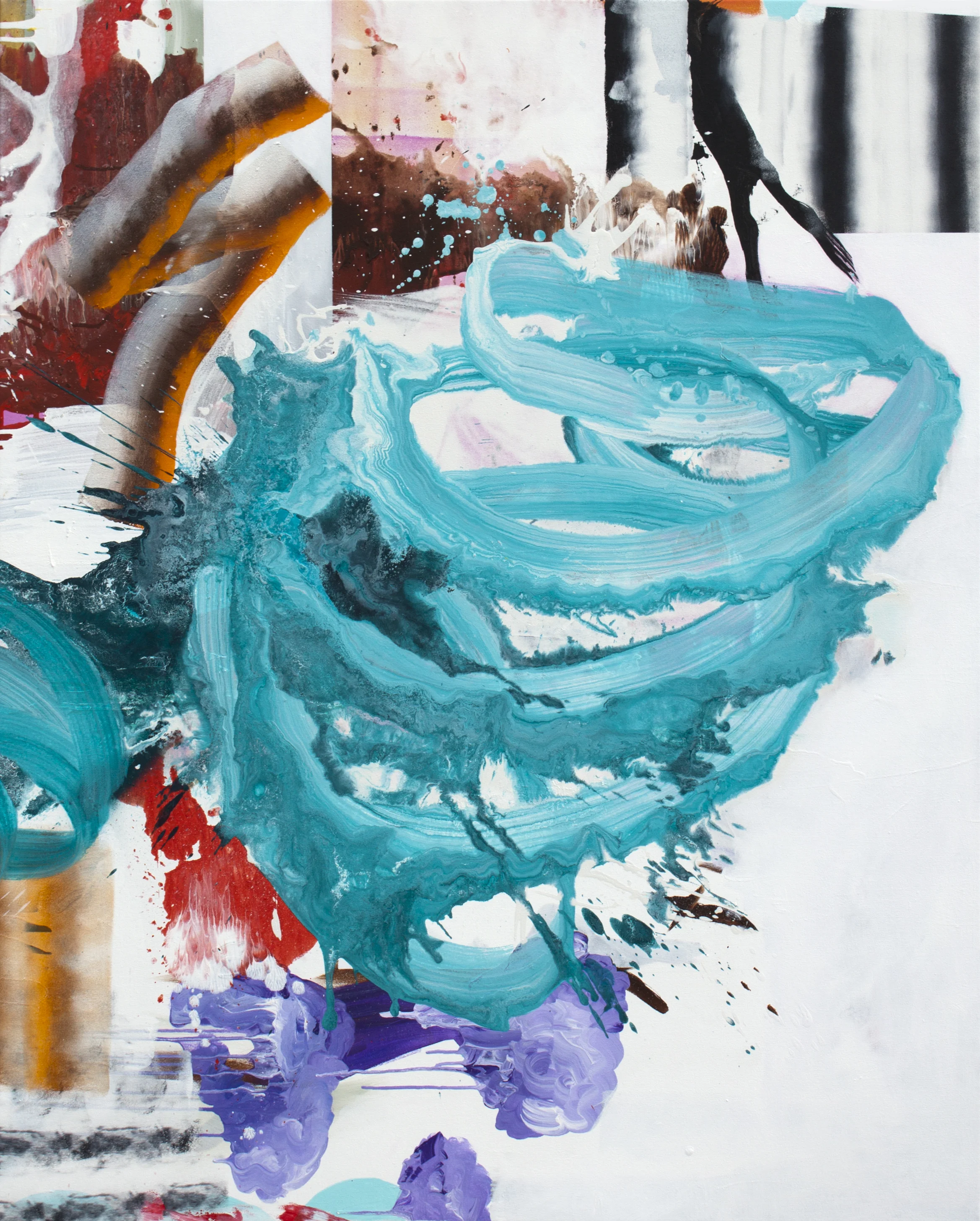 Chorus, 2014. Acrylic on canvas, 60" x 48" 