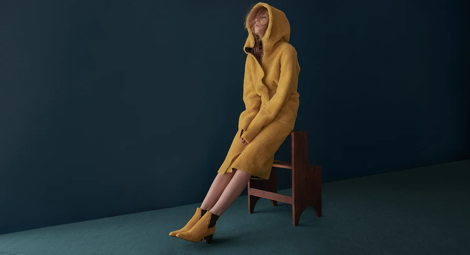 REVERSIBLE SHEARLING COAT