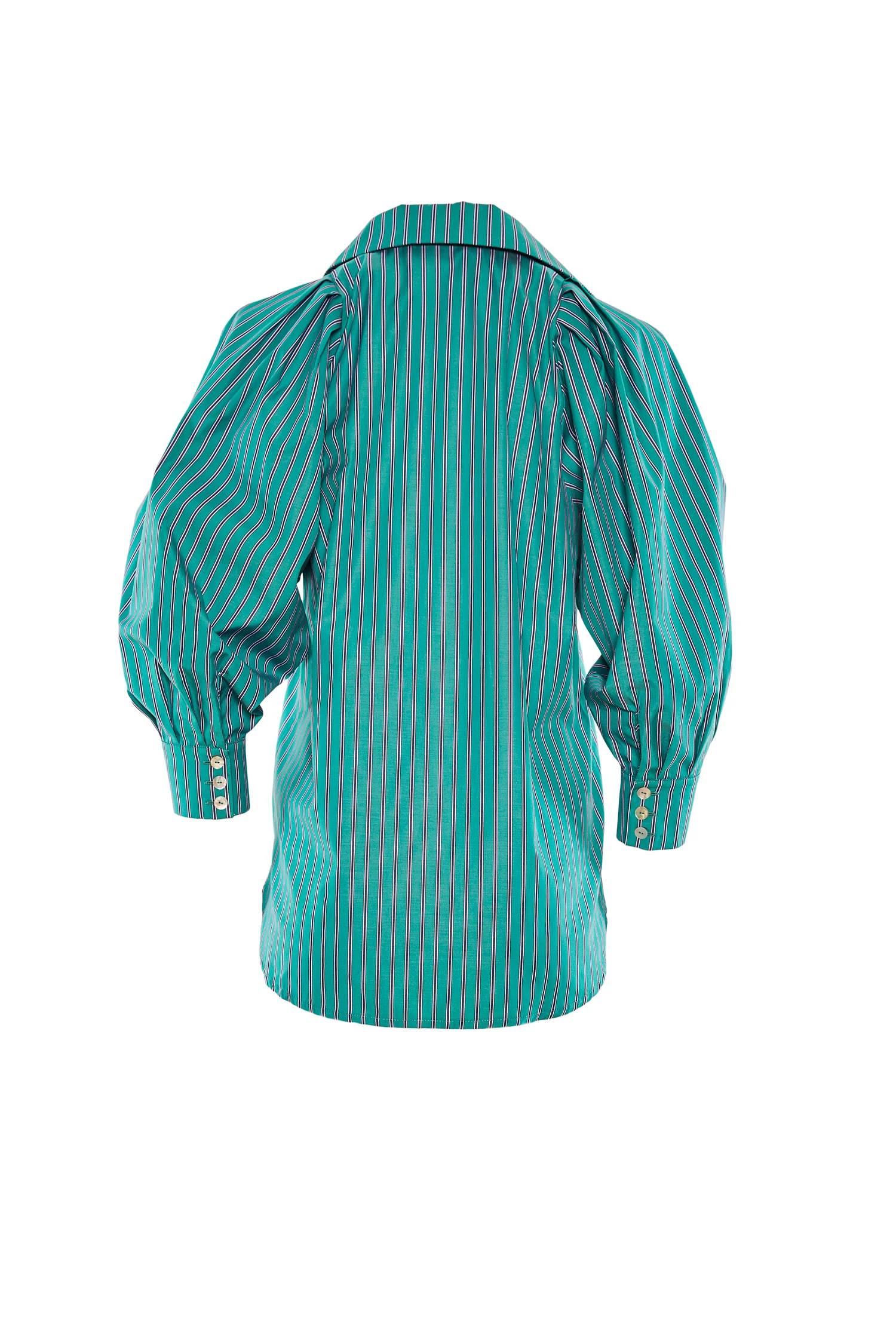 SARAH_SWANN_FW17_GREEN_COTTON_STRIPE_SHIRT_Back.jpg