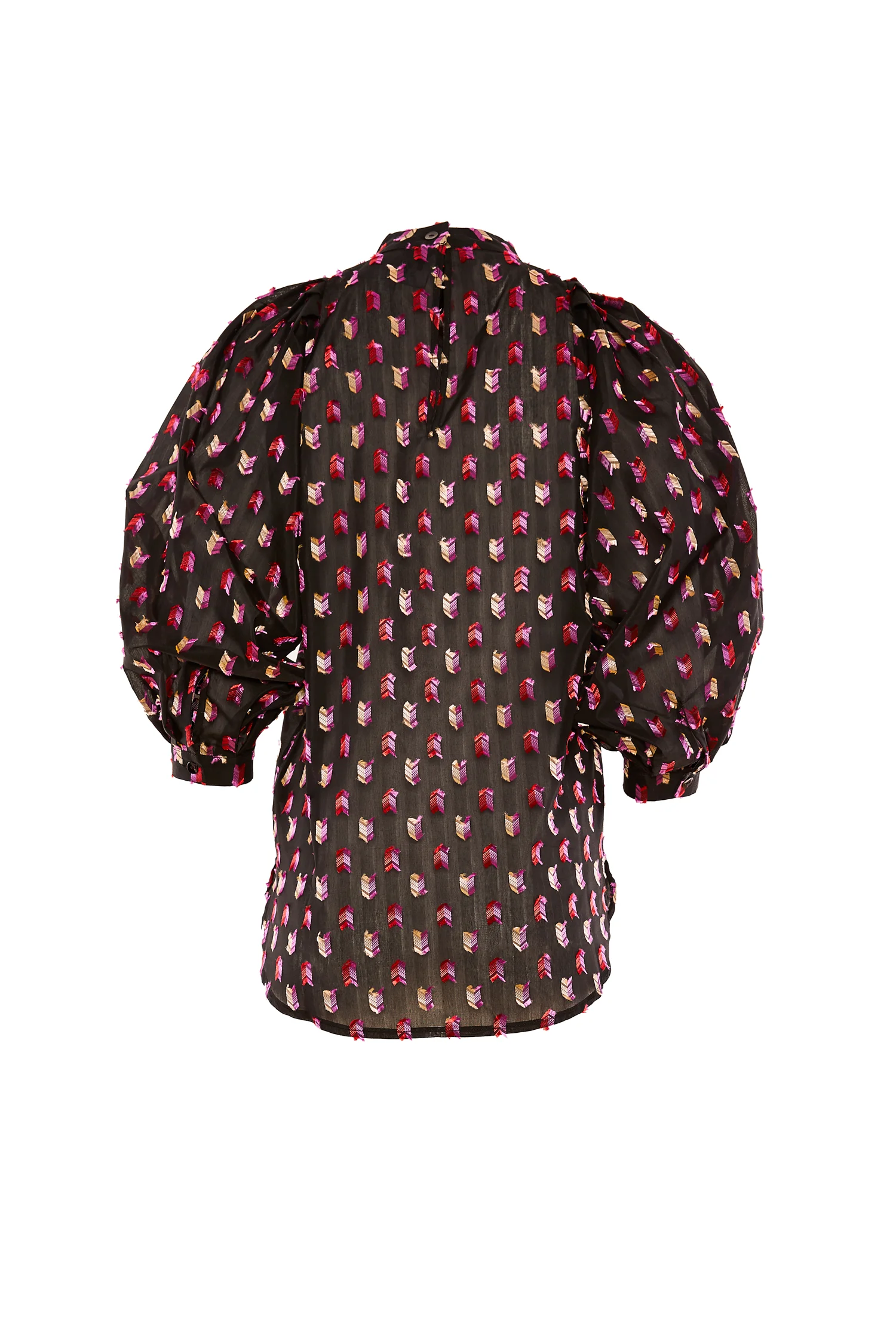 SARAH_SWANN_FW17_HIGH_NECK_JACQUARD_BLOUSE_Pink_Back.jpg