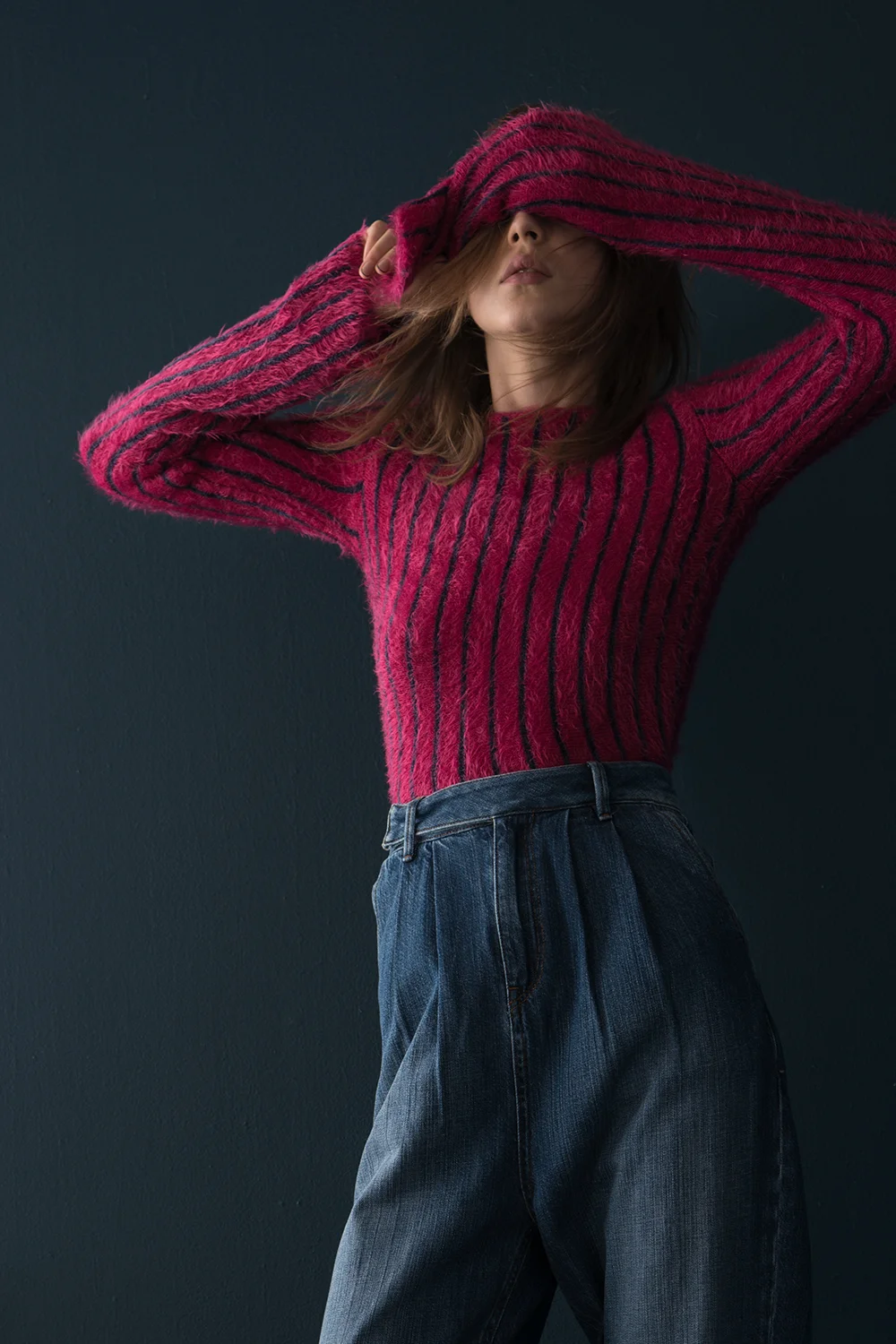 SARAH_SWANN_FW17_PINK_STRIPE_FLUFFY_SWEATER_LookBook03.jpg