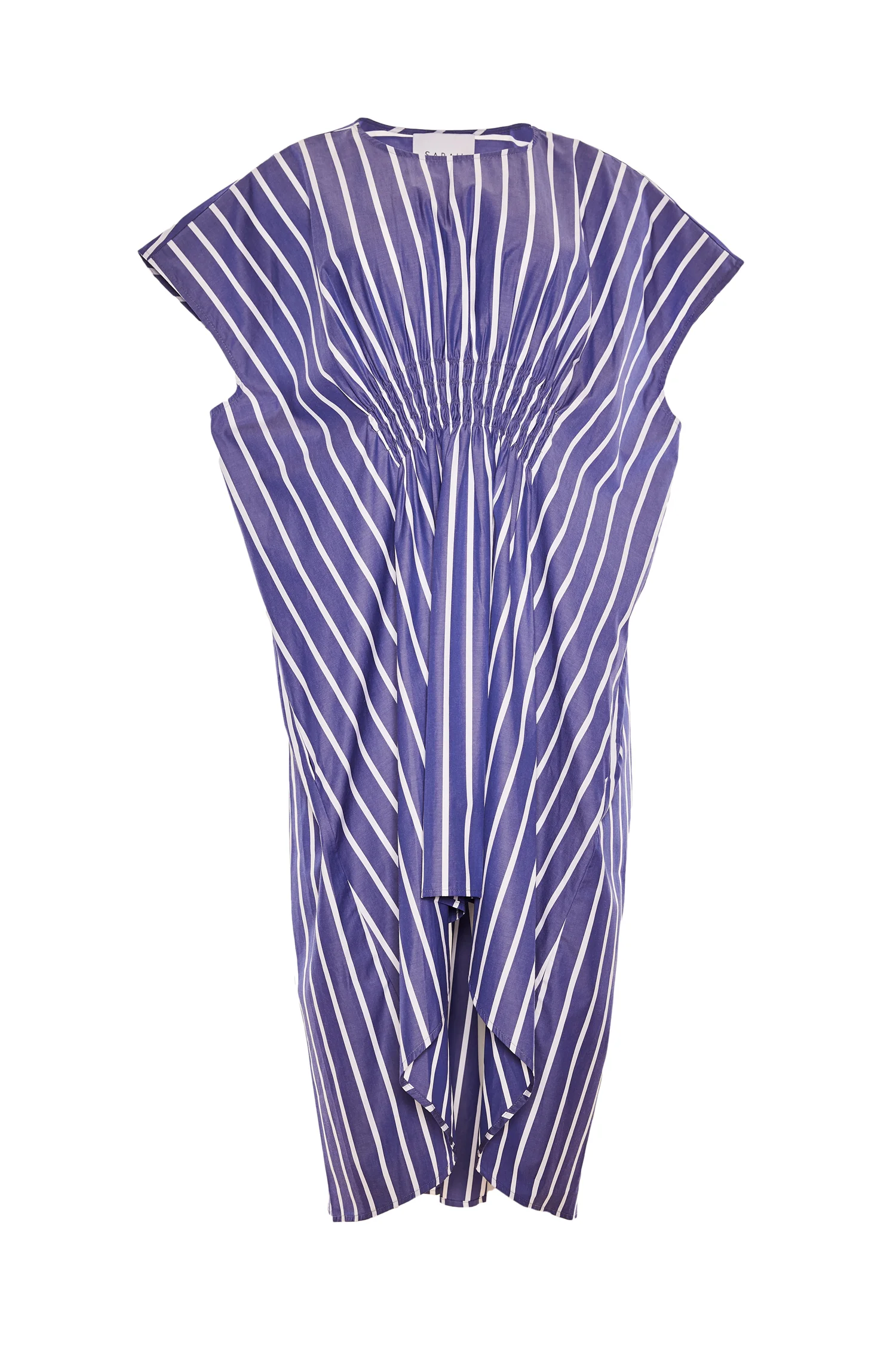 Sarah_Swann_SS17_STRIPED SHIRRING DRESS_Front.jpg