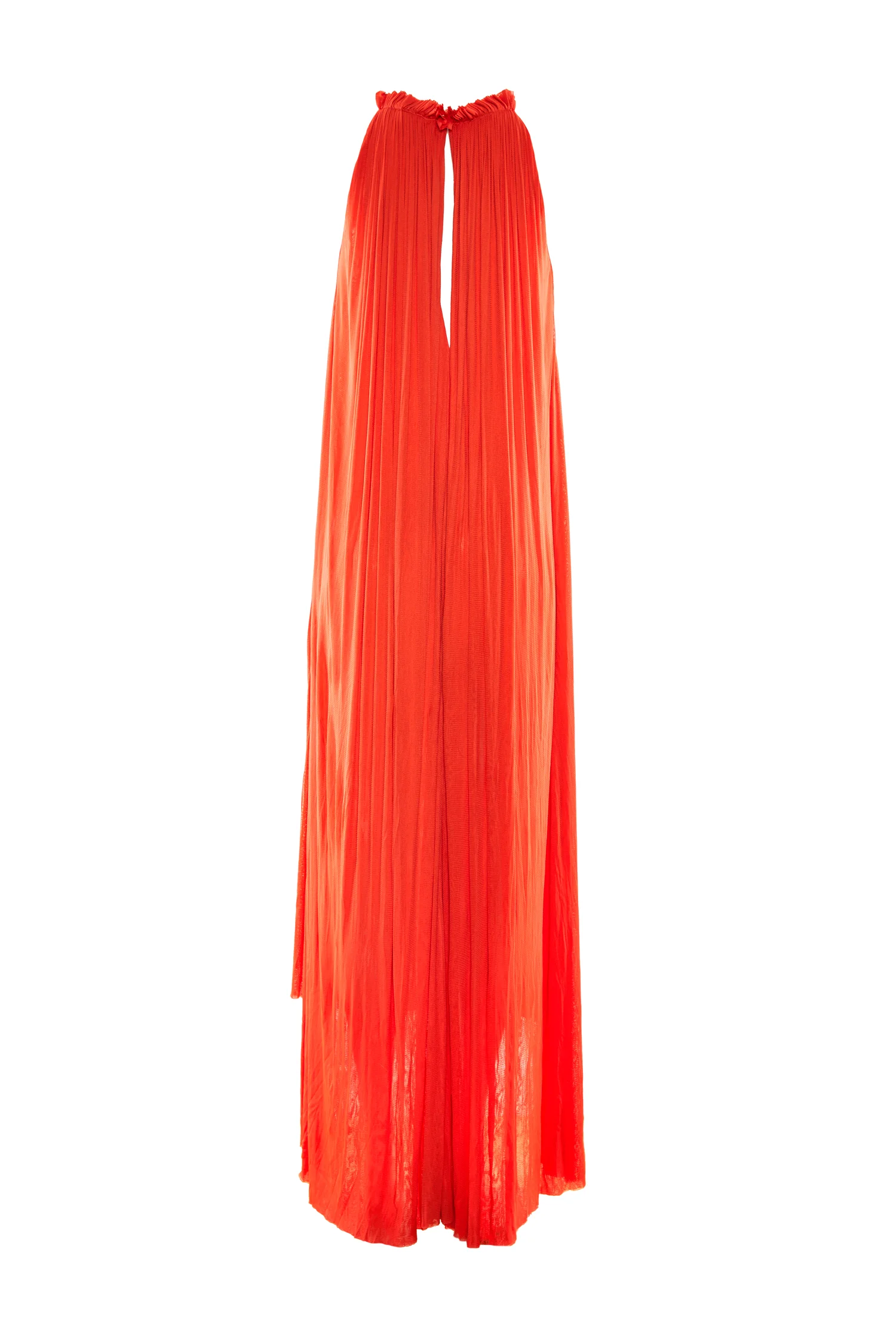 Sarah_Swann_SS17_SILK MESH STEP FRONT DRESS_Coral_Back.jpg