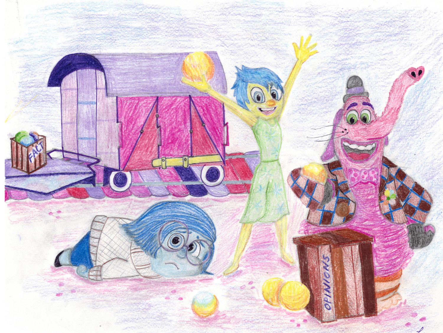 Cartoon Rendering by My Daughter