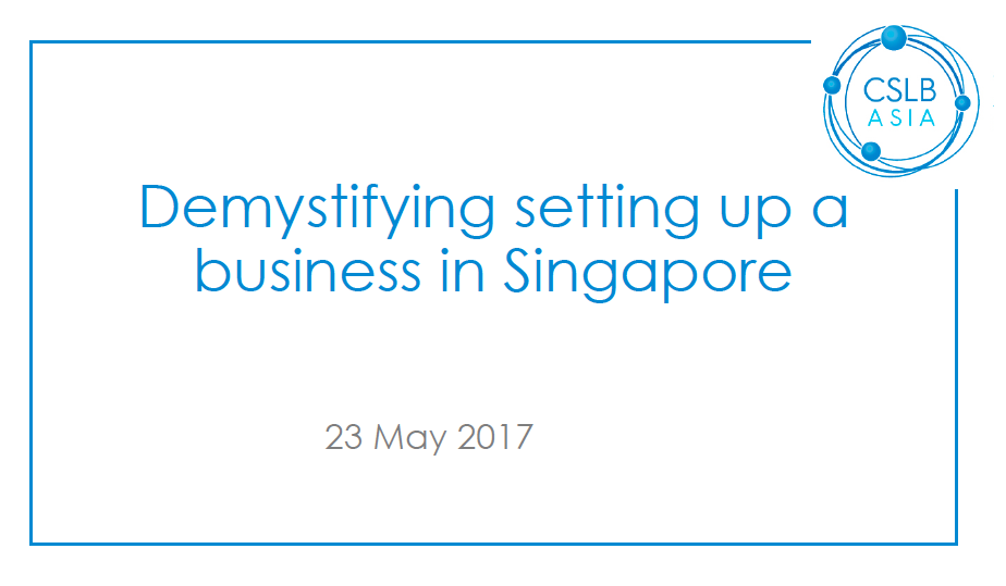 Demystifying setting up a business in Singapore