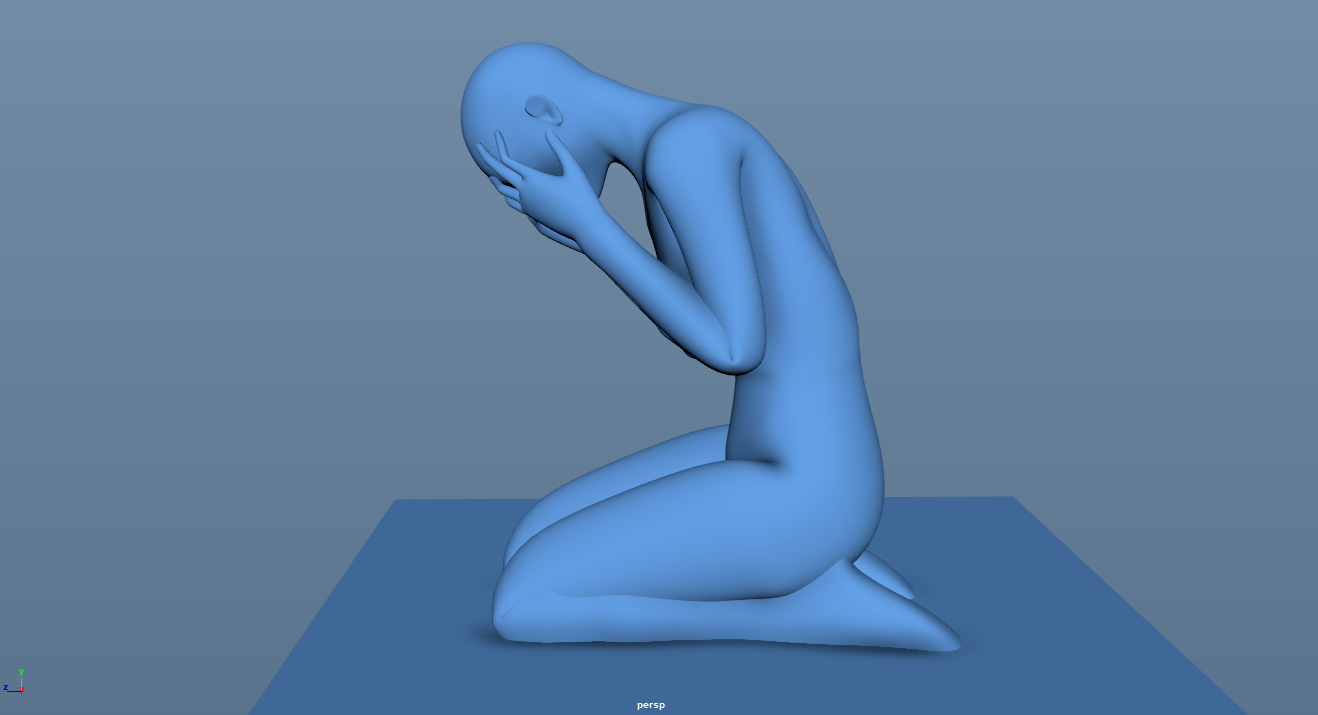 Old mannequin model used in Iteration 1 &amp; 2.