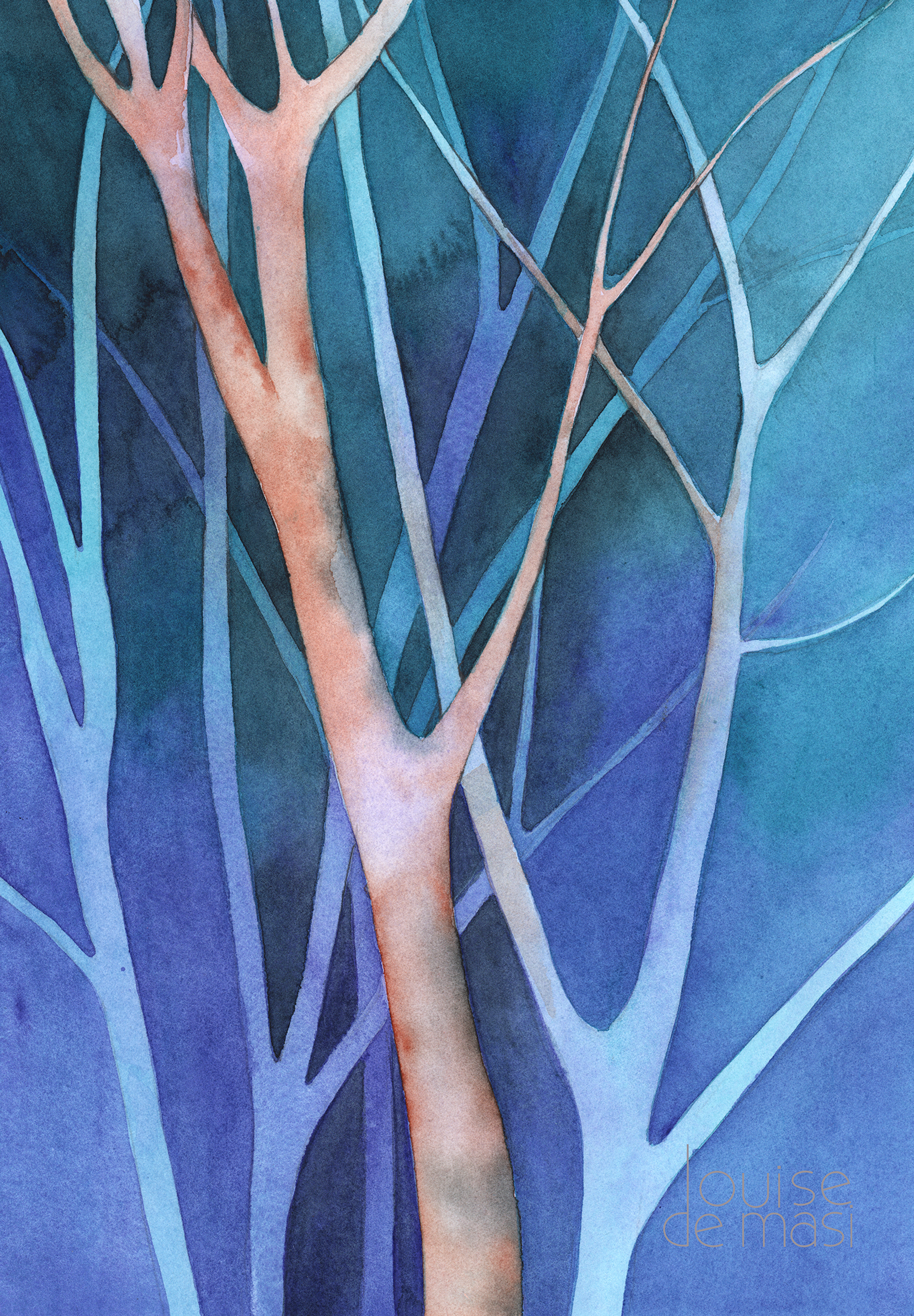 Watercolour Negative Painting Tutorial — Louise De Masi