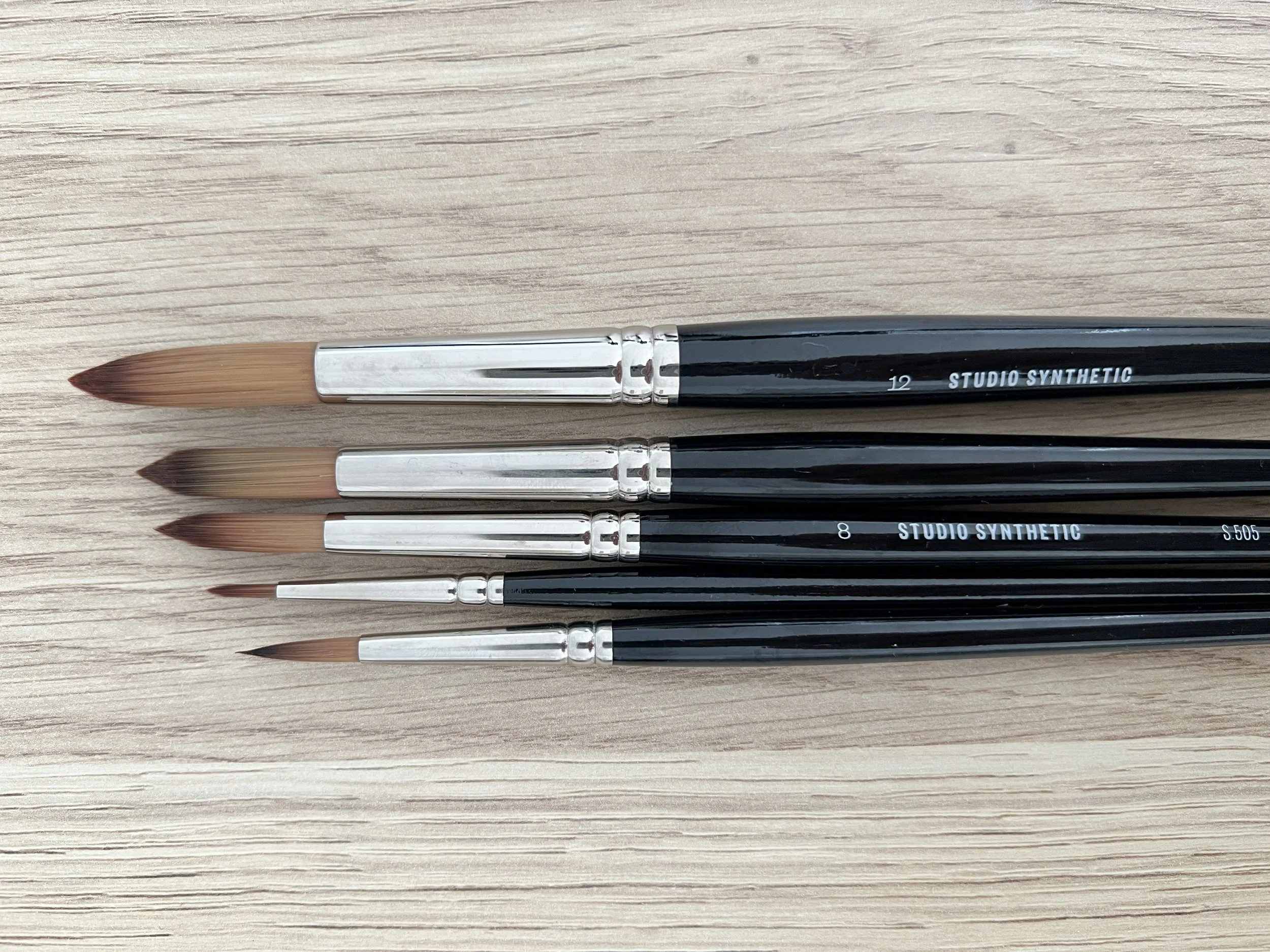 thumbnail image 2 of Jackson's Studio Synthetic Watercolour Brush - Rigger Size 3, Perfect For Detail Work & Fine Lines 2 of 5