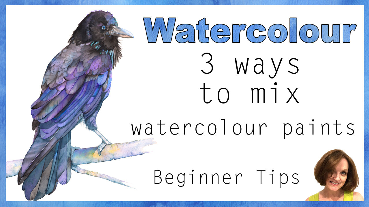 3 ways to Mix Watercolour Paint