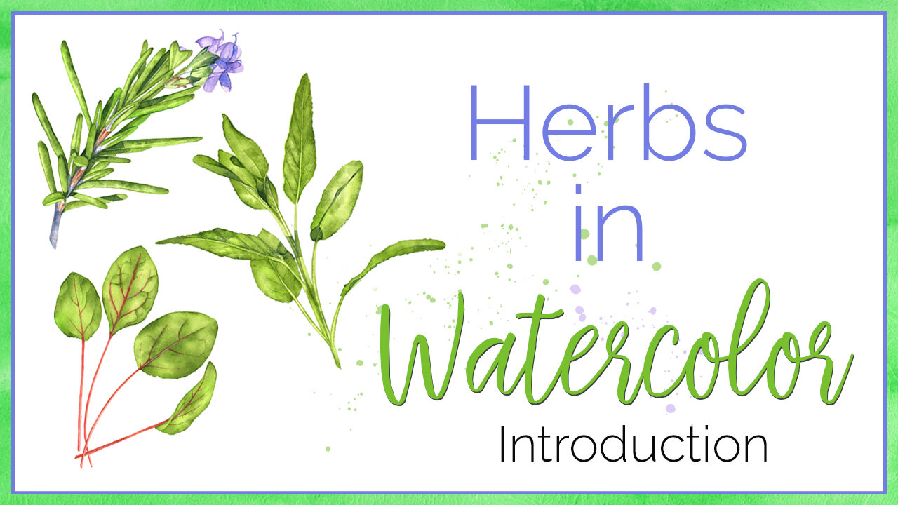 Watercolour Herbs on Skillshare