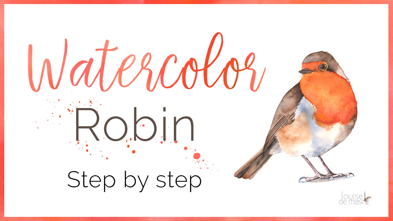 Watercolour Robin on Skillshare