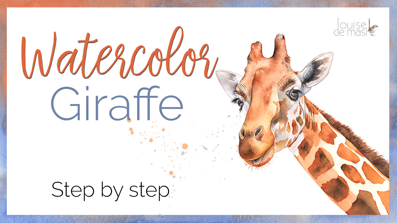 Watercolour Giraffe on Skillshare
