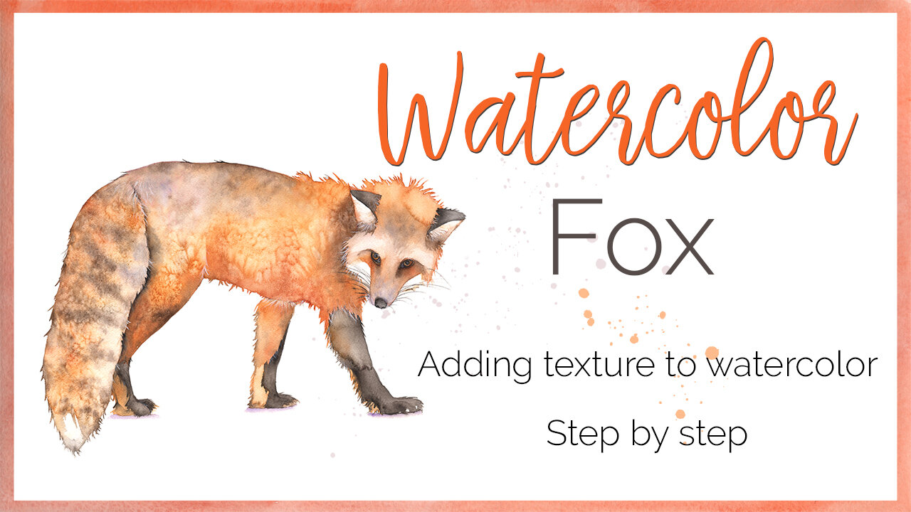 Watercolour Fox on Skillshare