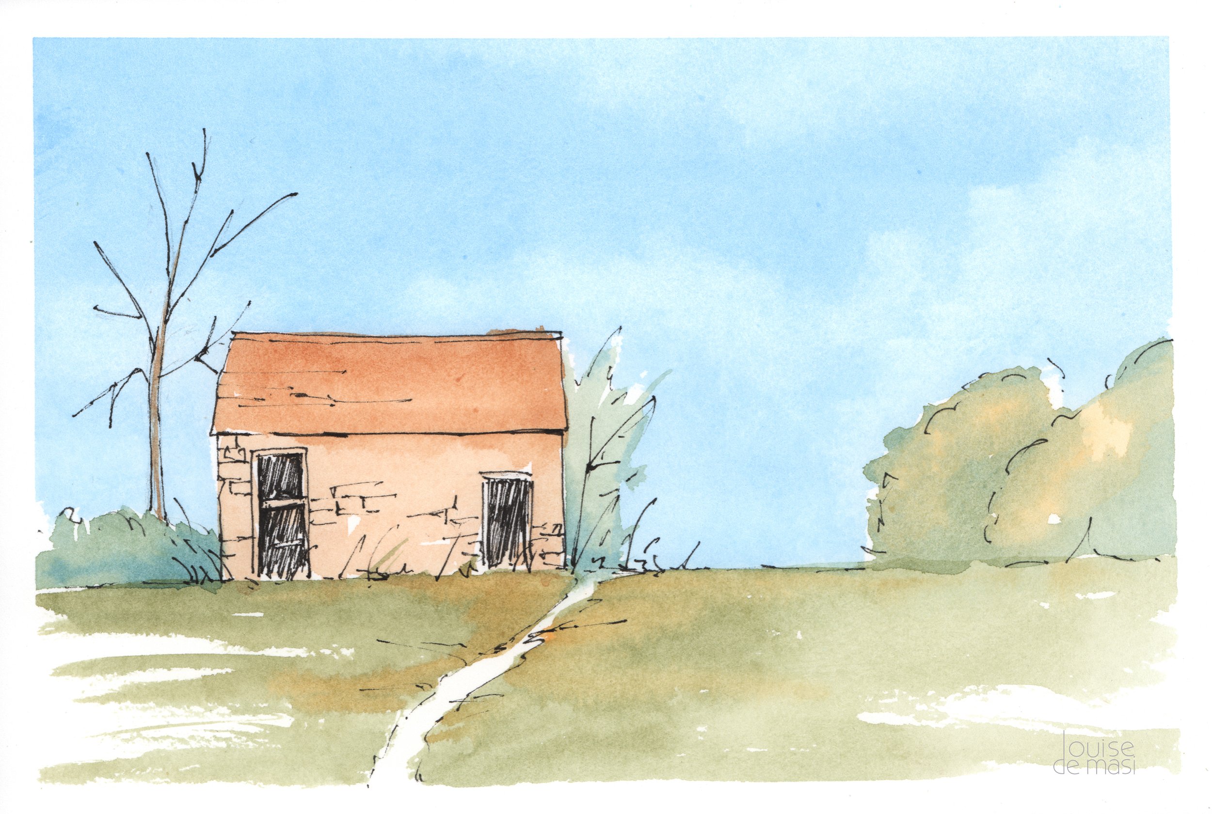 Barn pen and wash - beginners