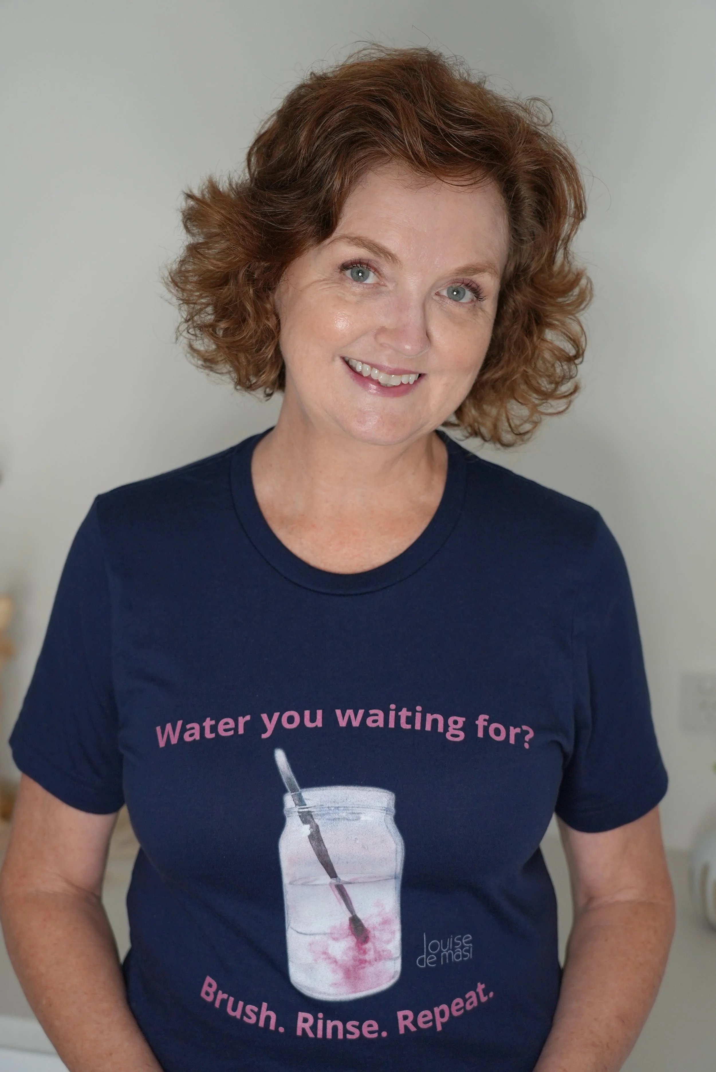 Cotton Unisex t-shirt "Brush in jar"