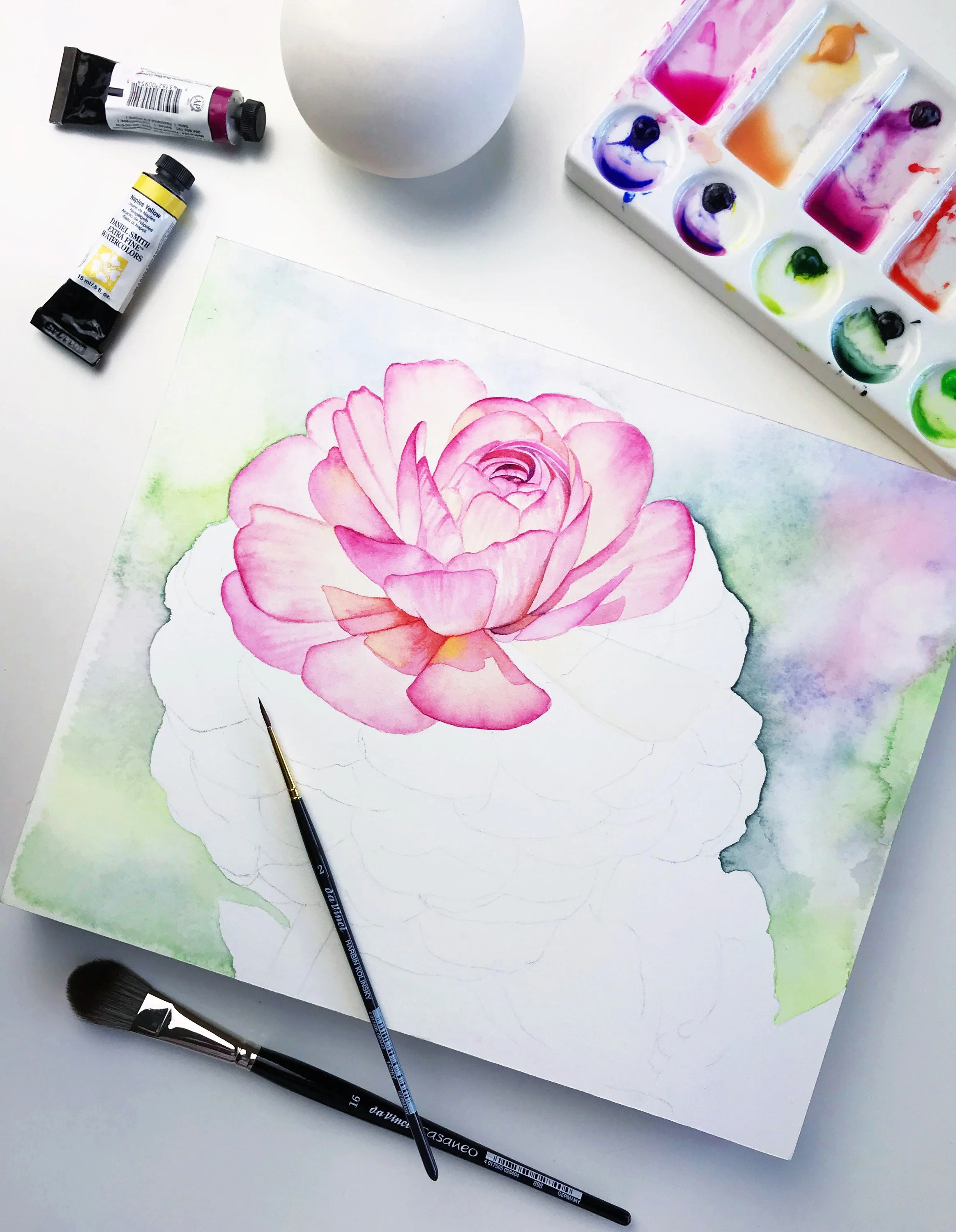 How To Start Watercolor Painting First Steps For Beginners Louise 