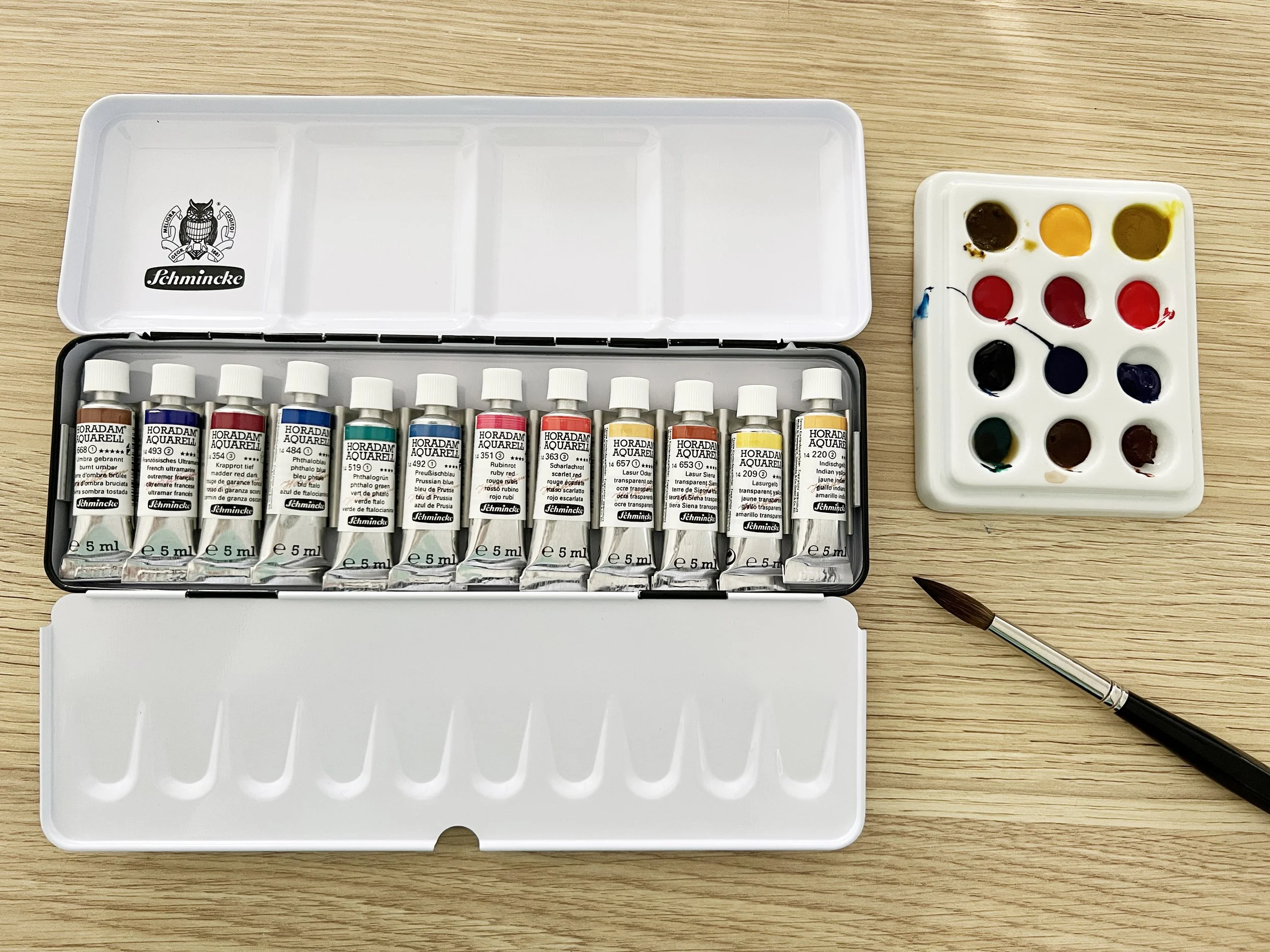 Exploring Colour Mixing with My Schmincke Watercolour Set