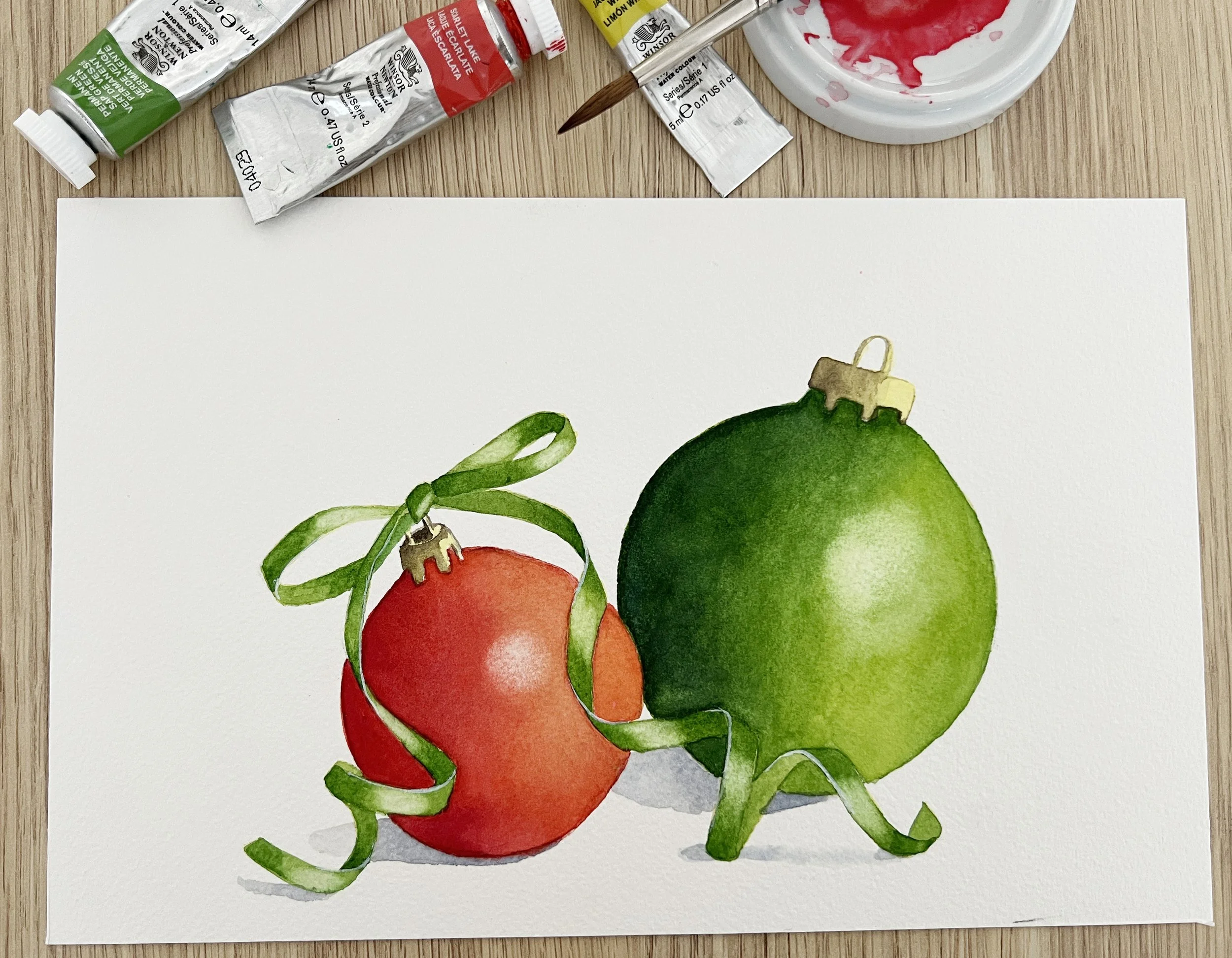 Watercolour Christmas Cards