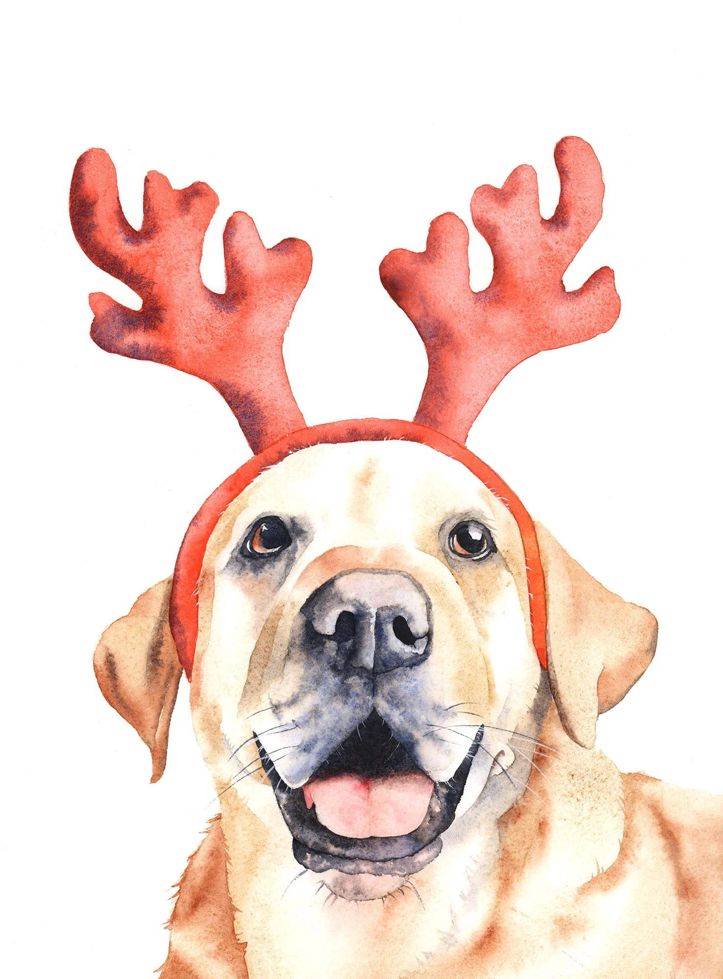Dog with Antlers - Intermediate