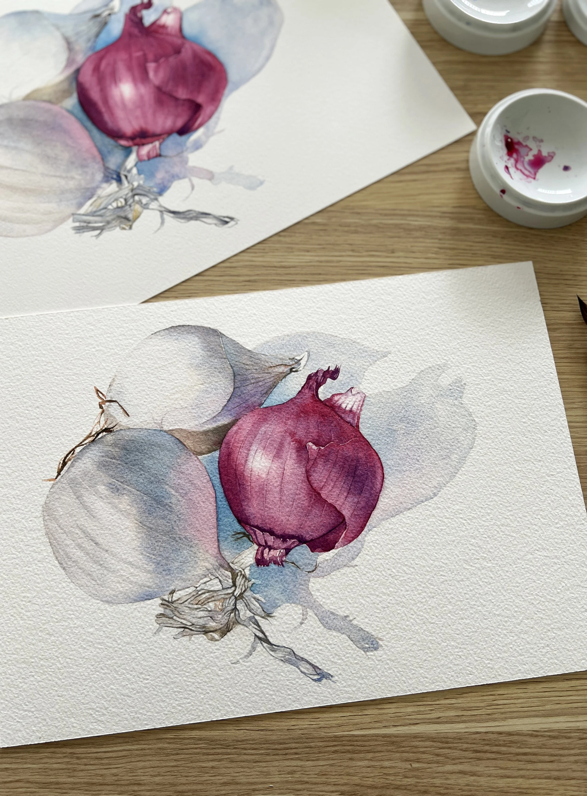 How to Paint Cast Shadows in Watercolour