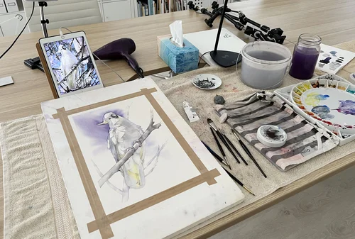 How to Stretch Watercolour Paper — Louise De Masi Watercolour Artist