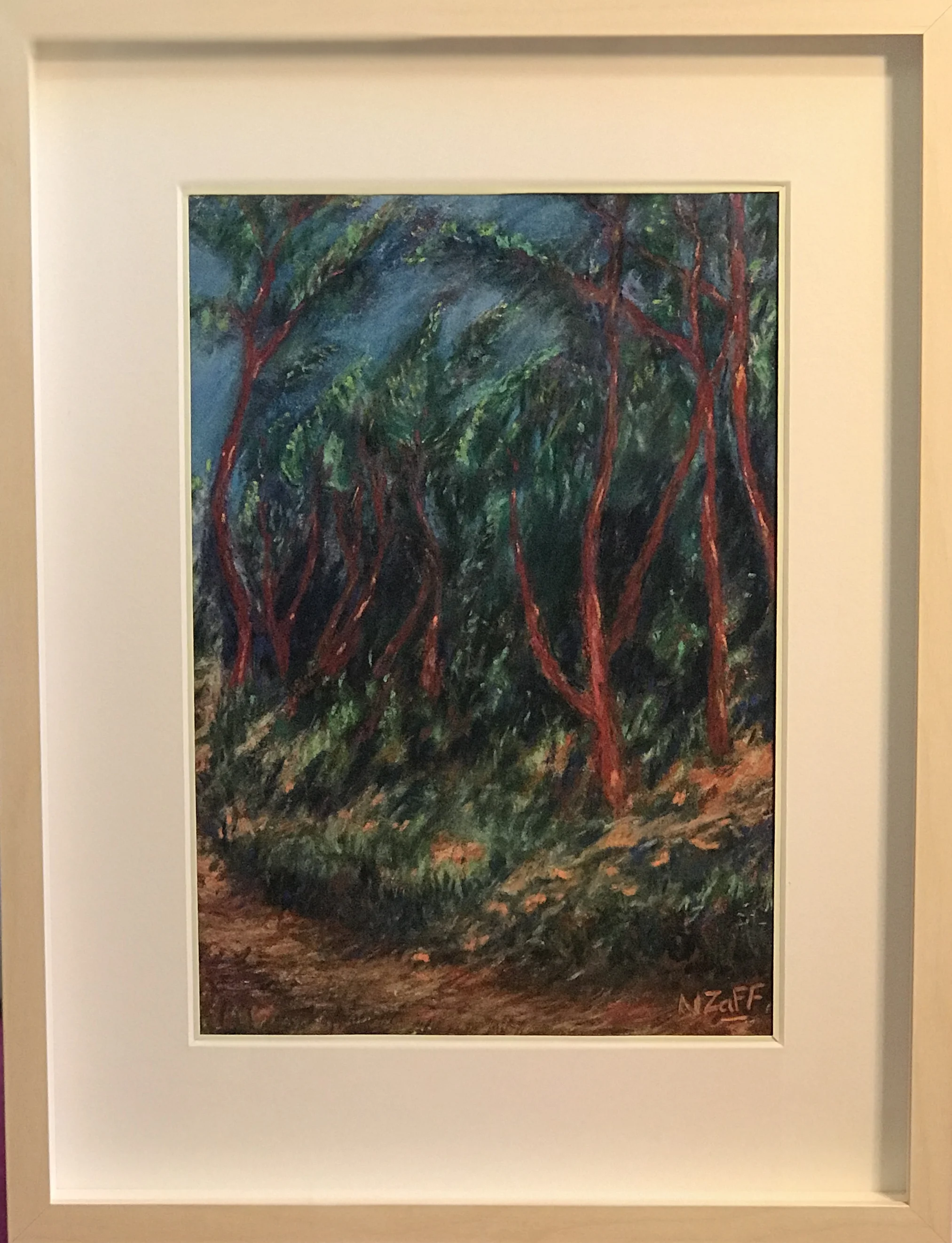 Le mistral s'est levé. (Pastel)