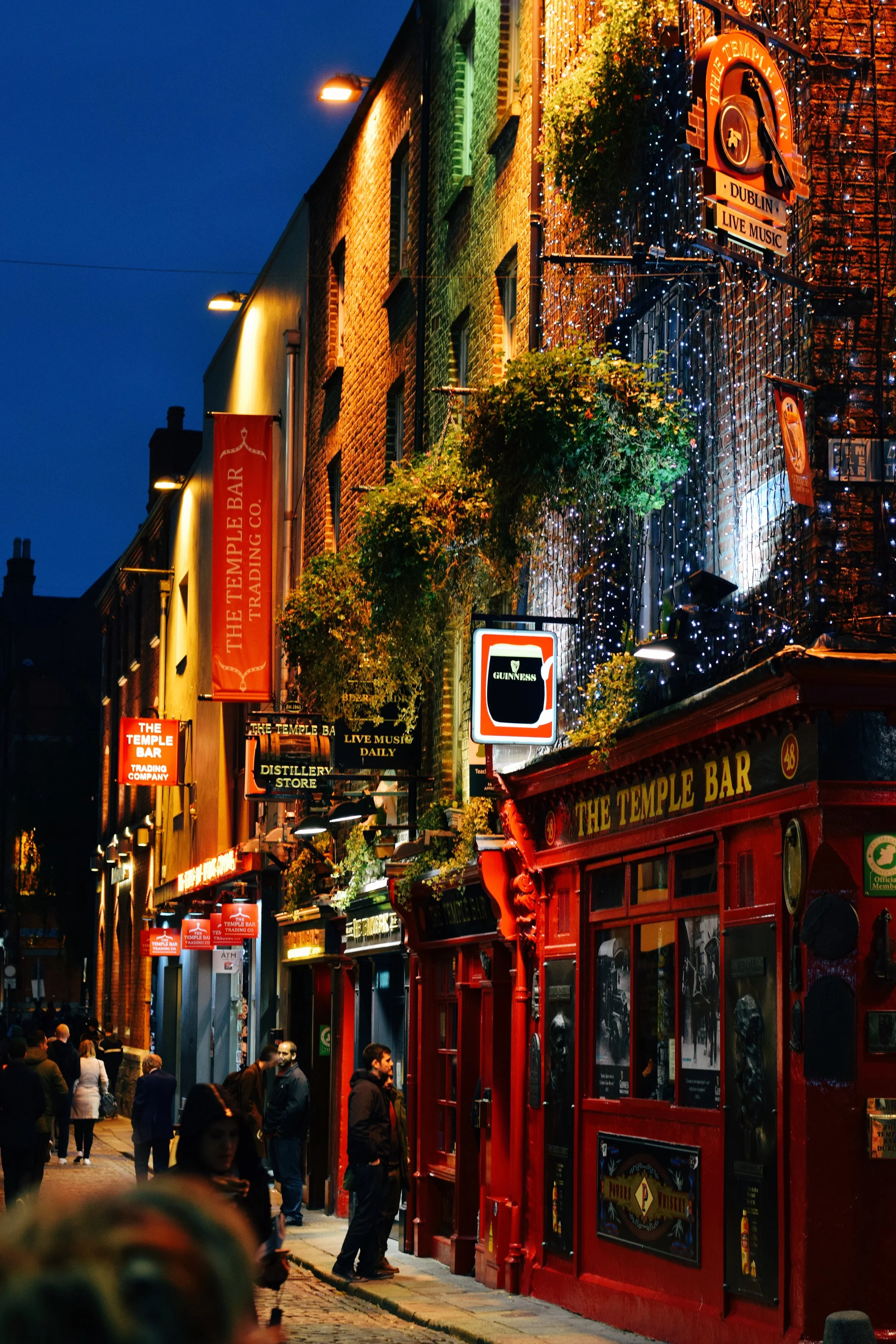 The Temple Bar (Nikon D3300, 50mm, f/4, 1/60 sec, ISO 800 image processed with VSCO E1 preset)