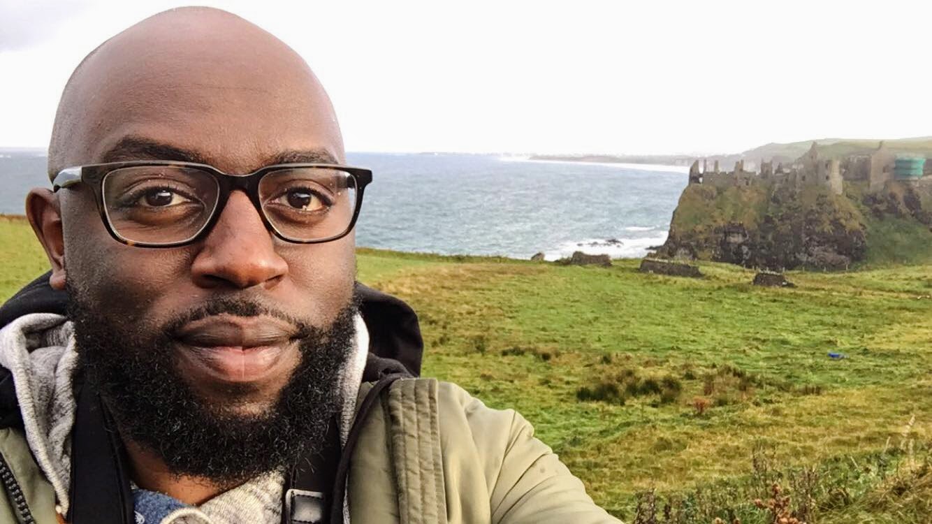 Dunluce Castle Selfie (i)
