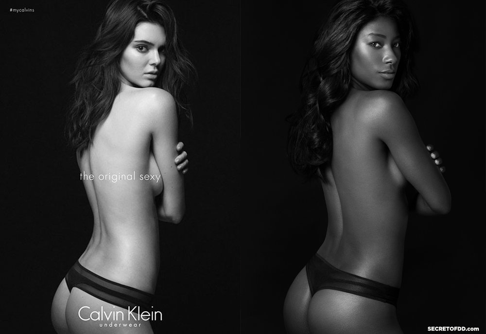 Kendall Jenner (L) / Deddeh Howard (R) - Calvin Klein