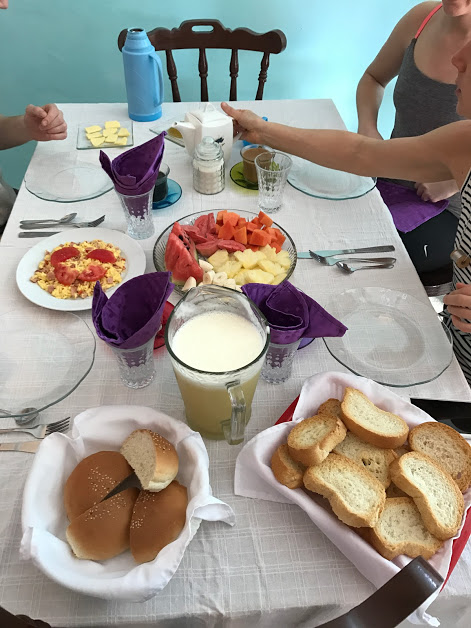 Breakfast at Airbnb