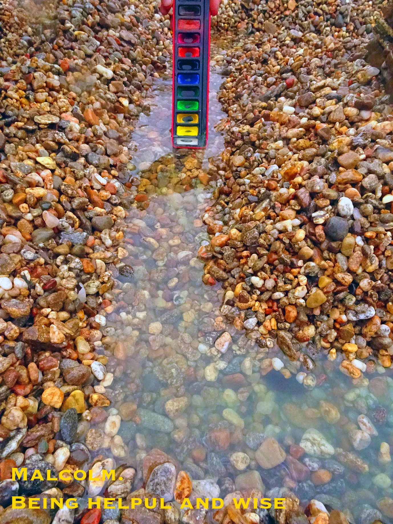 And the moat did overfloweth with colour... 