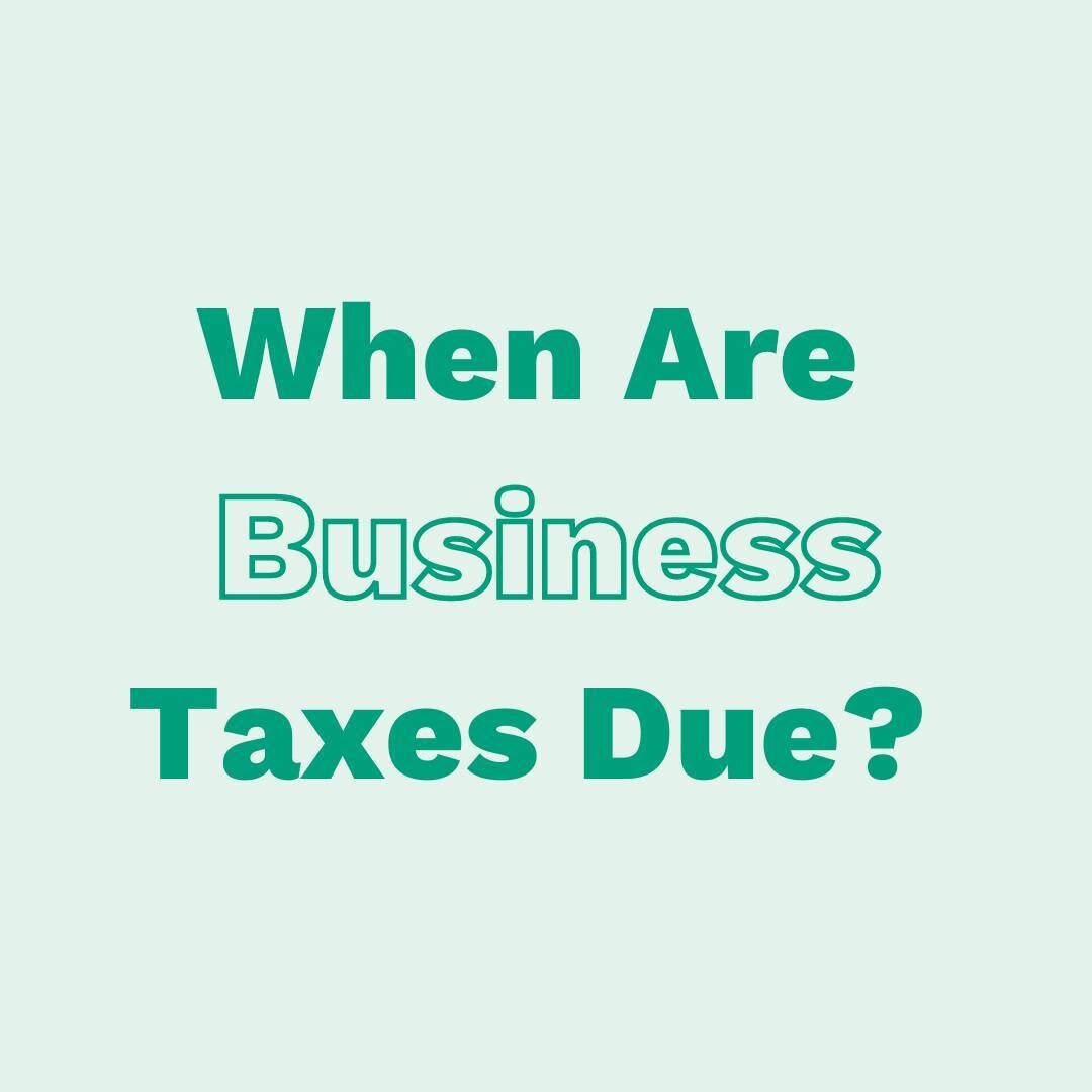 Q: When are business taxes due??? 😬 

A: For most small businesses, business tax deadlines for 2022 filing are on April 18, 2023. However, Multimember LLCs, S corporations, and partnerships must file tax returns by March 15, 2023. 💰 

Ready for a t
