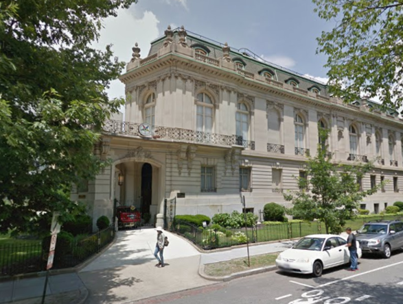 The Wedge-Shaped Belmont Mansion On New Hampshire Avenue