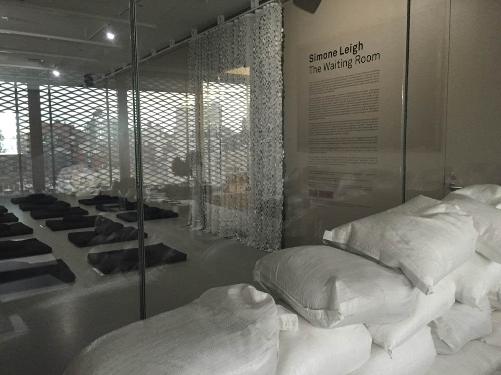 Installation View, Simone Leigh: The Waiting Room, New Museum, 2016. Image courtesy of the author.