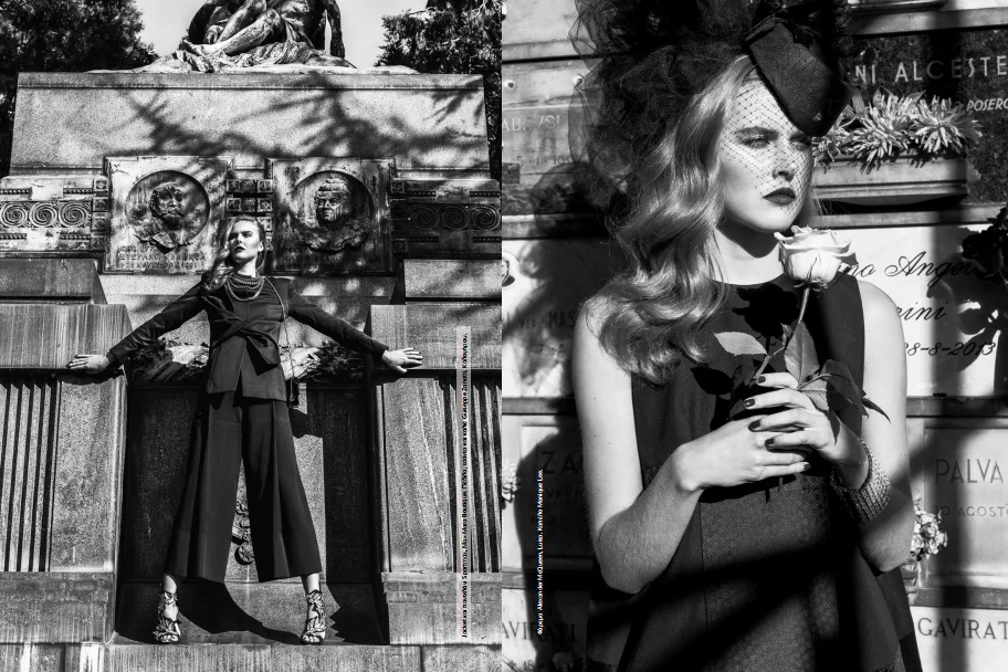 Monique Lee Millinery Titania hat featured in L'officiel Greece by Michael Peter Dye March 2015 2.jpg