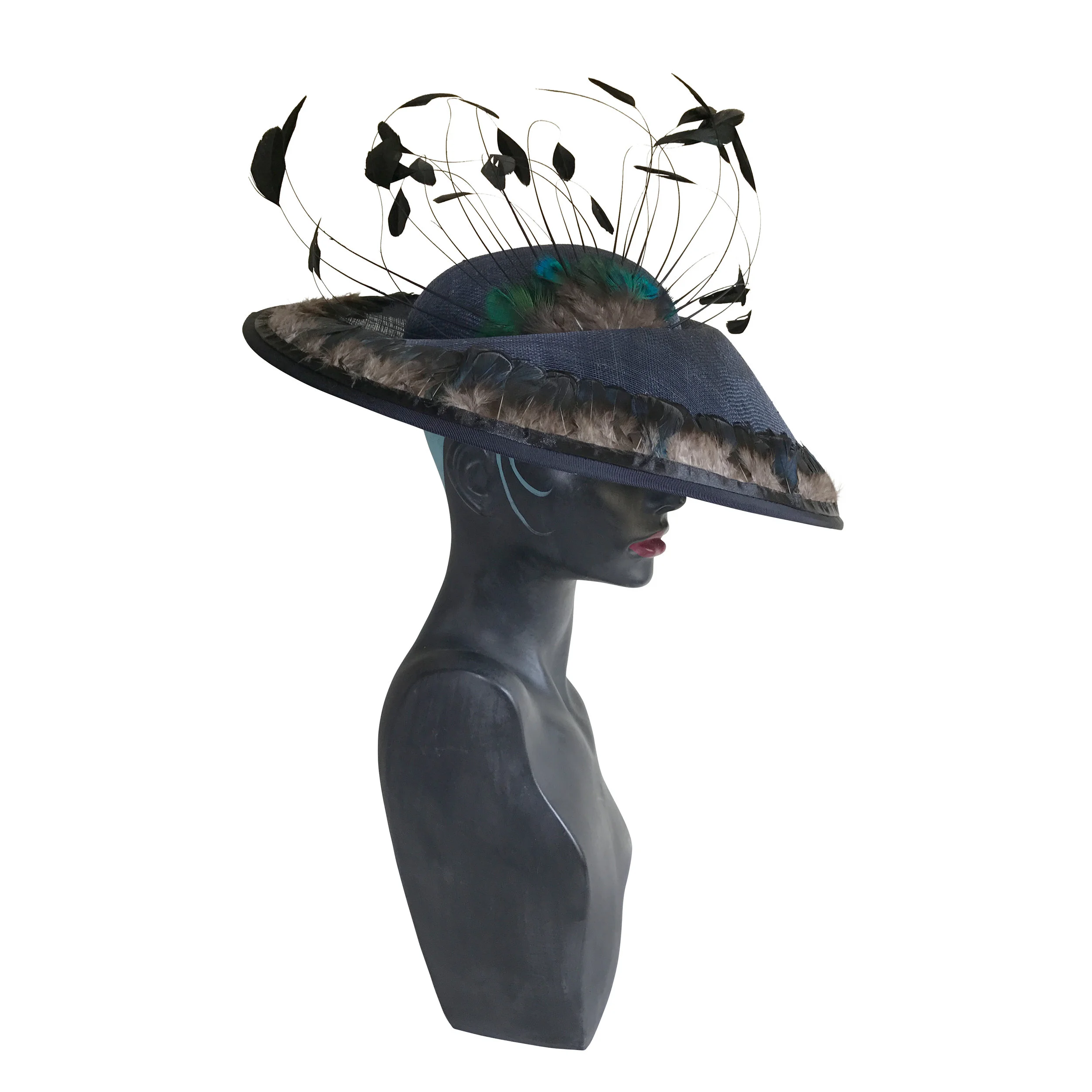 La Gare Saint-Lazare (Midnight blue) Picture Hat
