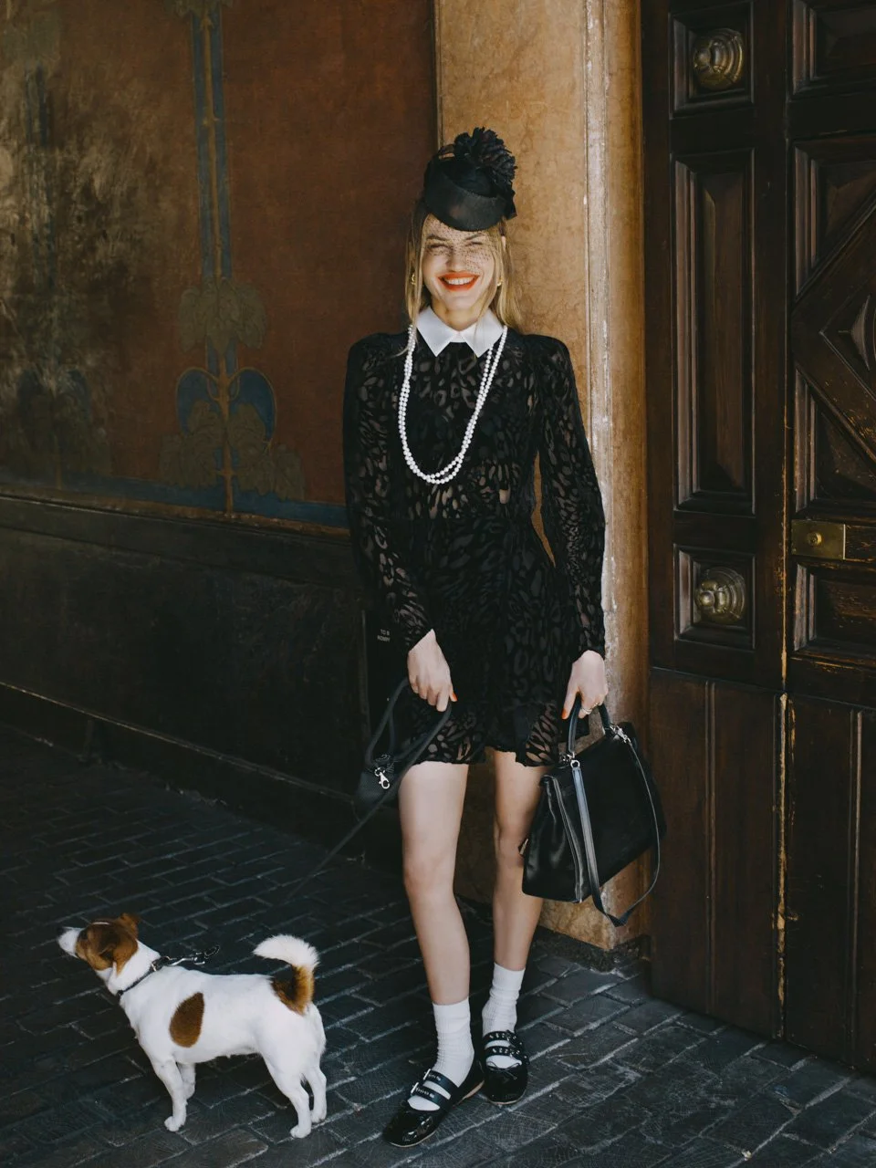 Monique Lee Millinery headpiece worn by SvetaMilano_GoshaPavlenko-1 Gosha Pavlenko.jpg