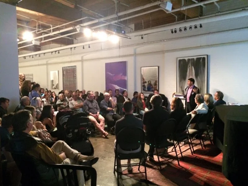 MP Arif Virani addresses members from WGC, ACTRA, DGC and CIMA, residents and other creatives.