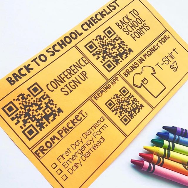 Almost paperless back to school forms! A couple years ago I started utilizing google forms, sign up genius, and QR codes to collect back to school information. No more papers getting lost in the shuffle to and from school. If you are interested in th