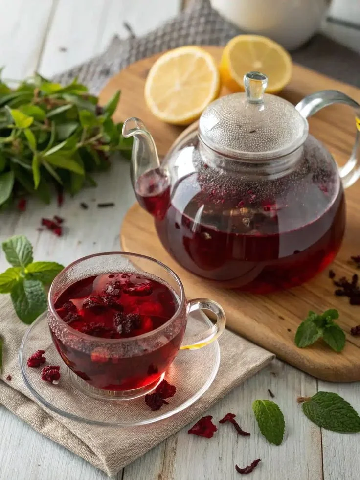Learn how to make a refreshing hibiscus tea recipe….jpg