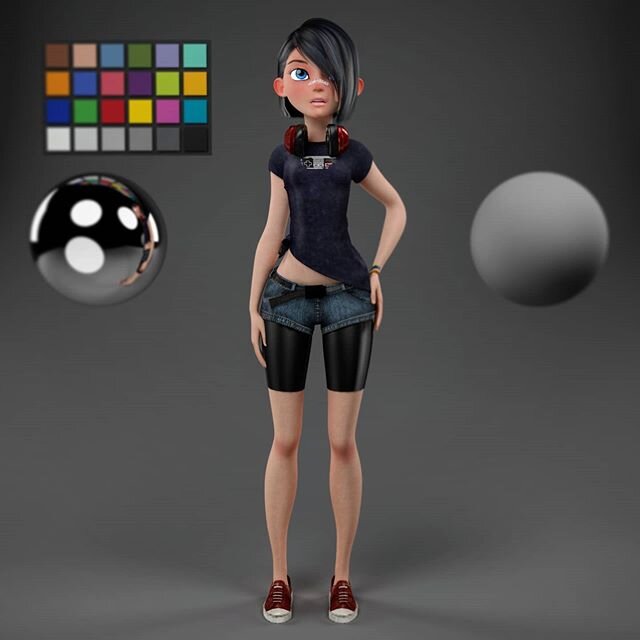 👀 .
.
.
.
.
.
#lookdev #render #3d #redshift #characterdesign #character #maya #substancepainter #lighting #characterart #girl #cute #animation #cg #cgartist