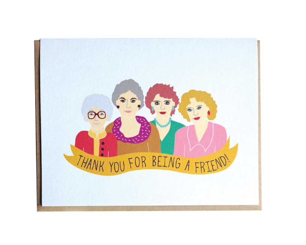 Stationery Party Supplies The Golden Girls Greeting Card Thank You For Being A Friend Handmade Products Avmc Edu In Stationery Party Supplies The Golden Girls Greeting Card Thank You For Being A Friend Handmade Products Avmc Edu In